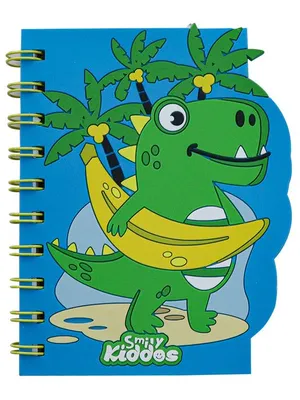 Smily Kiddos Beach Dino Blue Diary