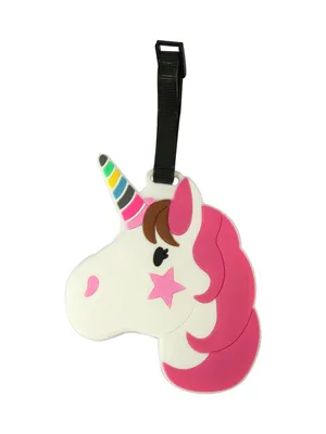 Unicorn Luggage Tag – Pink