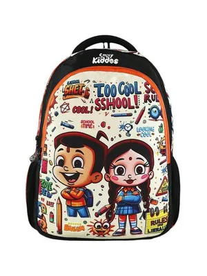 Chhota Bheem Junior Backpack 21L – Adventure in Every Stride — Mango Orange
