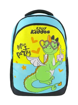 Party Dragon Junior School Backpack - Light Blue