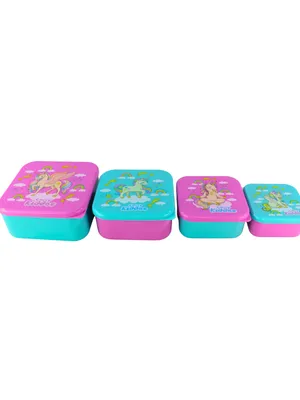 4 in 1 container - Unicorn Theme