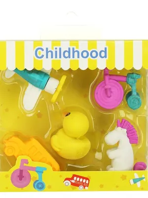 Animal Eraser Set