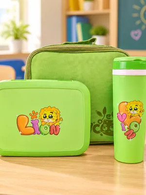 Lunch Combo - Lion Theme - Green