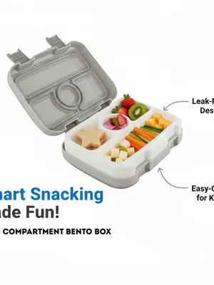 Bento Lunch box - Grey