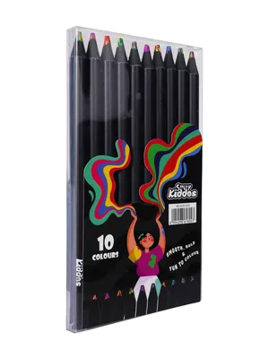 Smily Kiddos Multicolor Pencil Set - Pack of 10