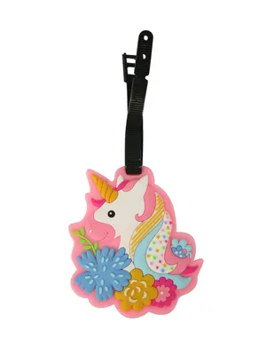 Unicorn Luggage Tag – Pink — Design 2