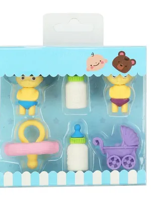Doll Eraser Set