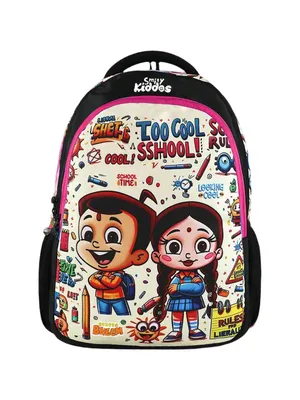 Chhota Bheem Junior Backpack 21L – Adventure in Every Stride — Pastel Pink