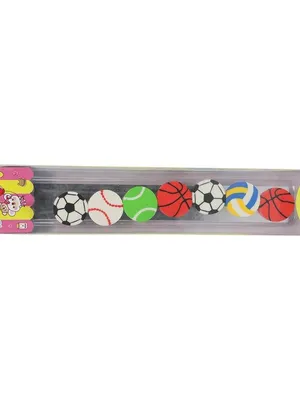 Sports Eraser Set