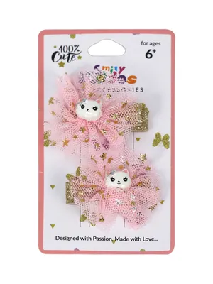Fancy Kitty Hair Clip Set -2