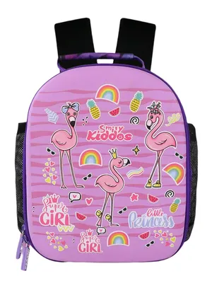 EVA Preschool Backpack - Flamingo Theme - Purple