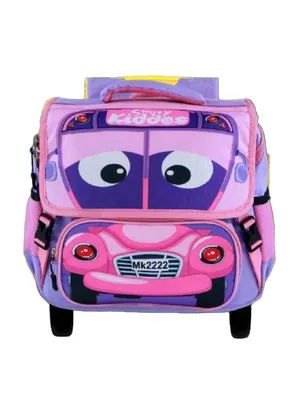 Smily Kiddos School Bus Theme Bag – Pink