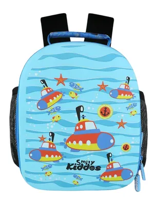 EVA Preschool Backpack – Submarine Theme - Light Blue