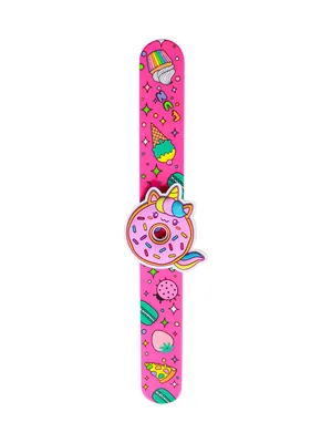 Smily Kiddos Fancy Slap band Donut Theme PINK
