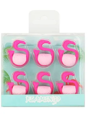 Flamingo Eraser Set