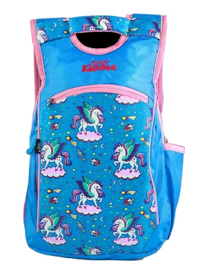 Unicorn Theme Toddler School Bag – Blue
