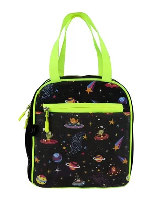 Joy Lunch Bag - Alien theme - Black