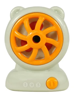 Smily Kiddos Fan Sharpener — Teal Blue