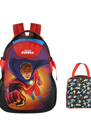 Smily Kiddos Combo Pack(Backpack & Lunch bag) — Design 3