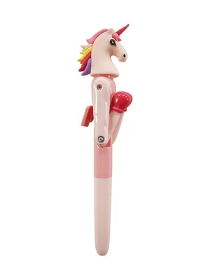 Smily Kiddos Boxing Unicorn Pen — Pink