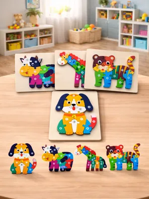 Big Chunky Numbered Jigsaws - 10 Piece
