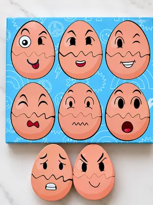 Emotion Eggs - Mix & Match Faces Puzzle