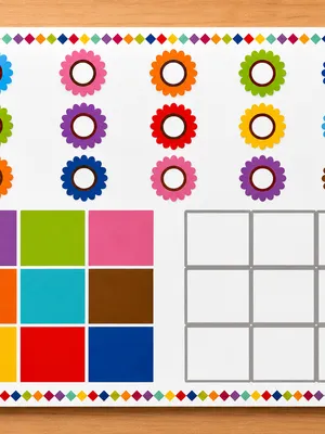Brainy Color Challenge Board