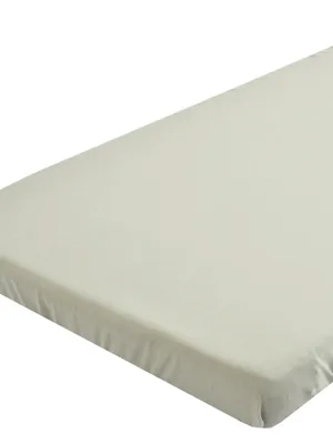 Solid green 100% Satin Fitted Cribsheet For Baby Bedding