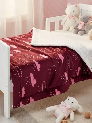 Cloud Nine Flannel Sherpa Blanket