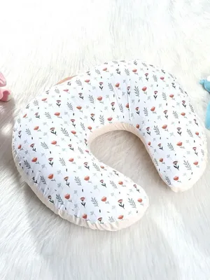 Ferns & Roses 100% Nursing/Feeding Pillow with removable organic cotton cover