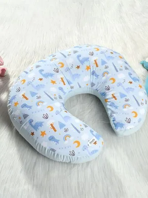 Dinoland 100% Nursing/Feeding Pillow with removable organic cotton cover