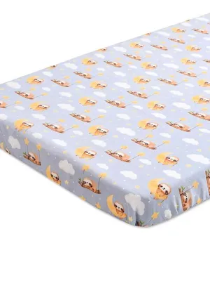Koala Dreams 100% Satin Fitted Cribsheet For Baby Bedding