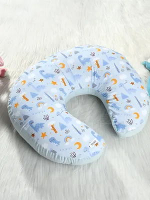Dinoland 100% Nursing/Feeding Pillow with removable organic cotton cover
