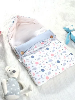 Twinklers 100% Organic Cotton Muslin Carrier Nest/ Sleeping Bag