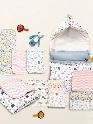 Twinklers Combo Of 13 Pcs Newborn Essentials