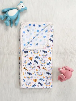 Dragonfly 6-layer 100% Organic Cotton Muslin Reversible Blanket