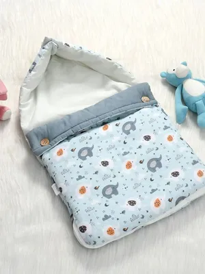Appu and friends 100% Organic Cotton Muslin Carrier Nest/ Sleeping Bag