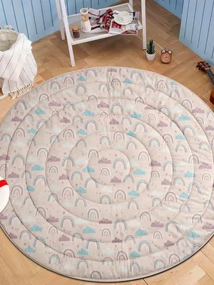 Sky is Pink Quilted Playmat