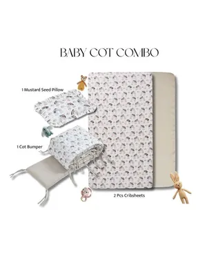 Rainbow Vibes Baby Cot Combo