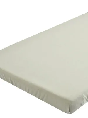 Solid green 100% Satin Fitted Cribsheet For Baby Bedding