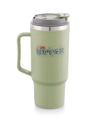 Adore Hydrate Pro Insulated Thermoware Drinking Tumbler Bottle with Handle-750ml-Militery Green