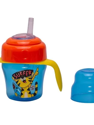 Adore Upsilon Straw Sipper with Twin Handle 150 ml - Surfer