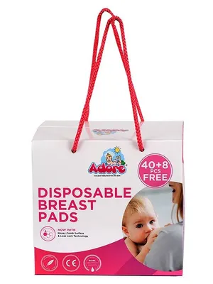 Adore Voila Disposable Breast Pads with Honeycomb Design- Pack of 48