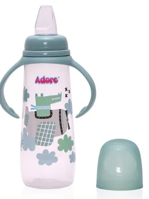 Adore Petite Sr! The Mini Soft Spout Sipper with Twin Handle 250ml - Green