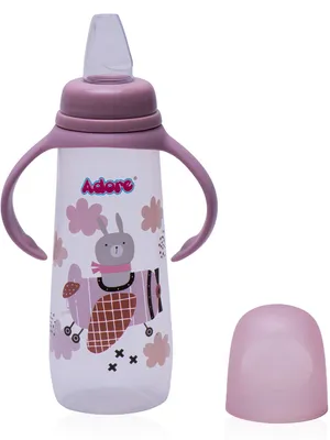 Adore Petite Sr! The Mini Soft Spout Sipper with Twin Handle 250ml - Pink