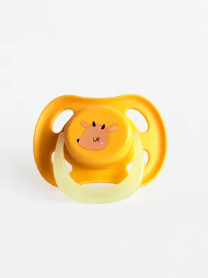 Adore Airo! The Symmetrical Pacifier that Glows in Dark with Storage Case- Beige