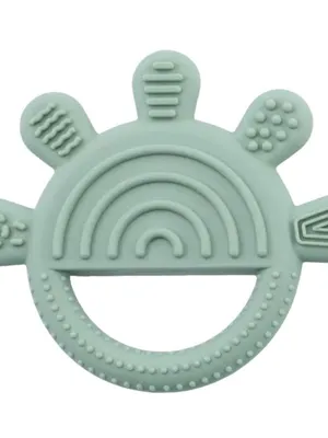Adore Tusk Pro Silicon Teether - Hi 5 Theme Green