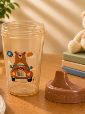 Adore Advanced Sippo- The Spill Proof Spout Sipper 270ml - Brown