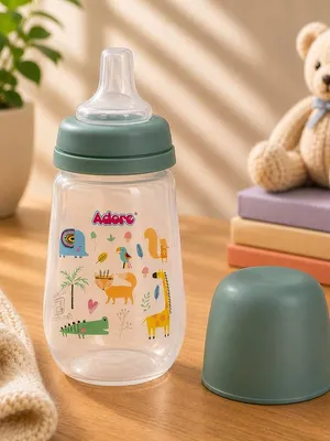 Adore Meta Wideneck Spout Sipper- Spill Proof- 250ml - Green