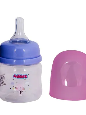 Adore England Narrow Neck Feeding Bottle 60ml - Pink